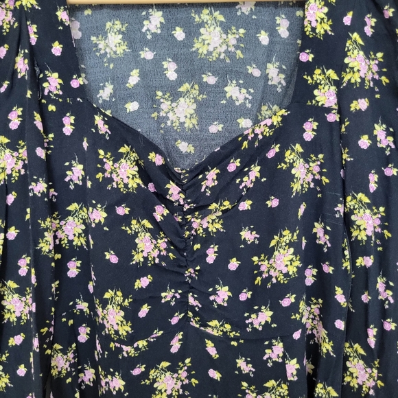 ZARA Floral Printed Mini Dress Women's Size Medium NWT - Picture 6 of 8